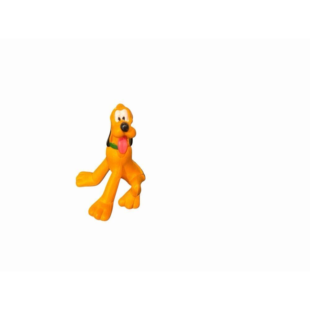 Disney’s Mickey Mouse Goofy Sitting Thinking & Pluto 3” Toy Figures - Picture 3 of 8